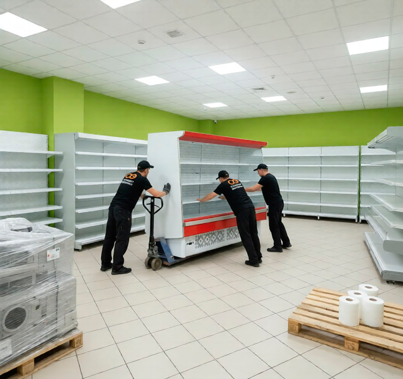 Переезд магазина в Игарке